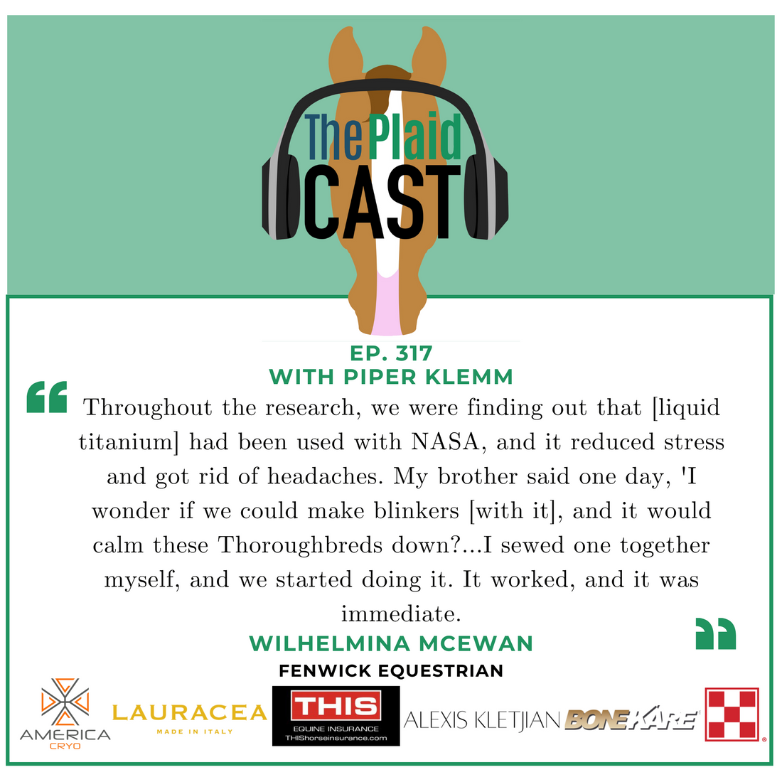 Listen to Fenwick Equestrian on The Plaidcast