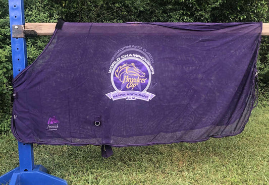 ★ BodyGuard 78" Flysheet-Breeders' Cup 2012 Embroidery ★ - Fenwick Equestrian