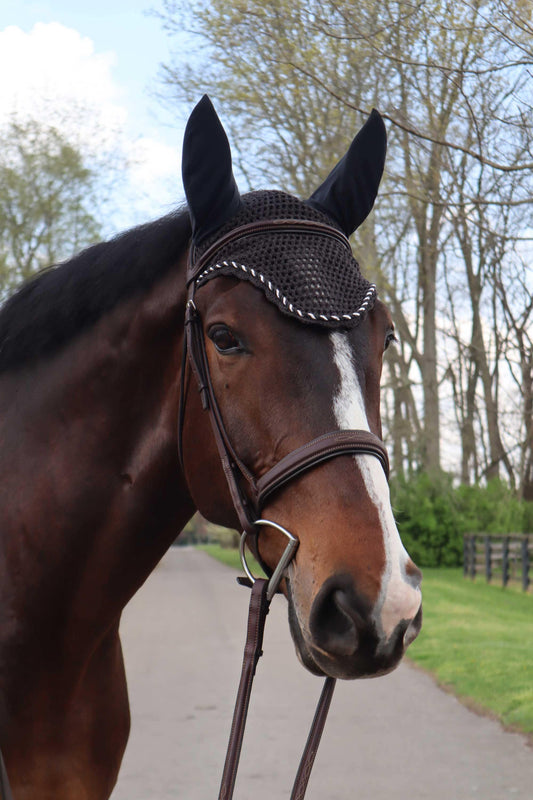 Liquid Titanium® Mesh Ear Bonnet - Fenwick Equestrian