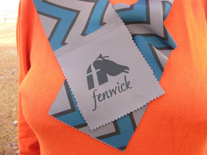 Liquid Titanium® Argyle scarf - Fenwick Equestrian