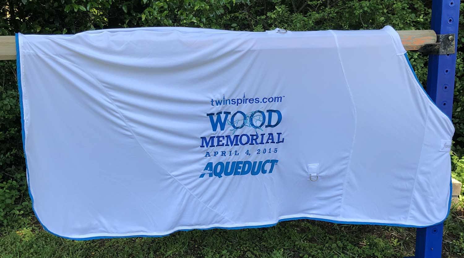 ★ Jade Cooler - 78" Wood Memorial Twinspires 2015 Winner Blanket - Year of FROSTED ★ - Fenwick Equestrian