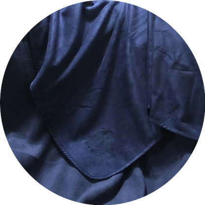 EquSuede Sherpa fleece Lap Blanket / Throw - Fenwick Equestrian